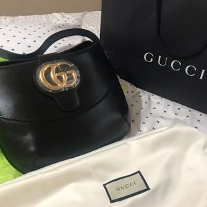 AUTHENTIC GUCCI ARLI BLACK CROSSBODY SHOULDER BAG